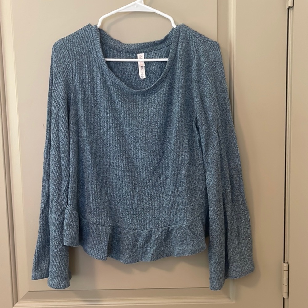 Flared-sleeve Long-Sleeve Tee